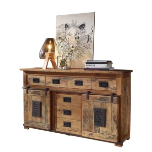 Trendstore Garbi Sideboard im Industrial Style, breit