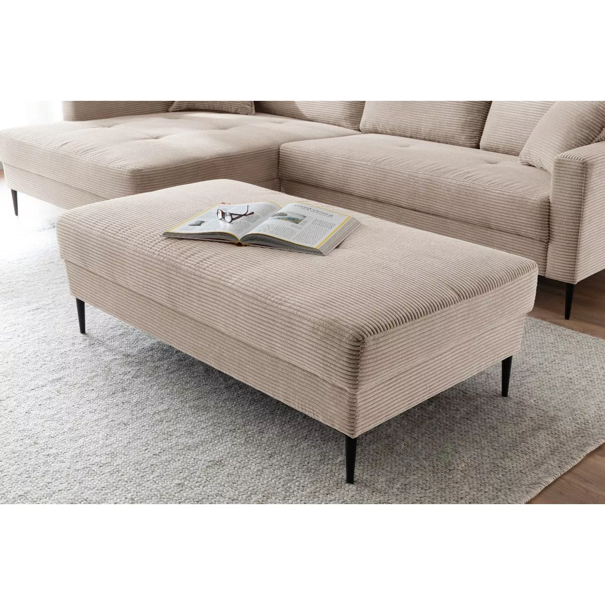 Trendstore Hilary Megahocker in Cord – Bild 9