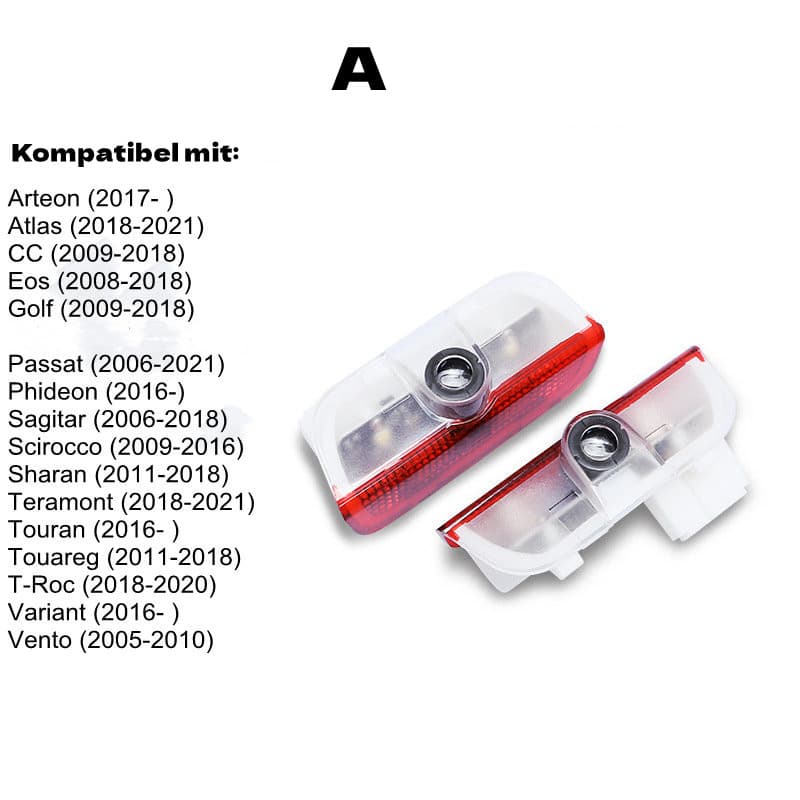 2X VW Türbeleuchtung Logo Original – Bild 6