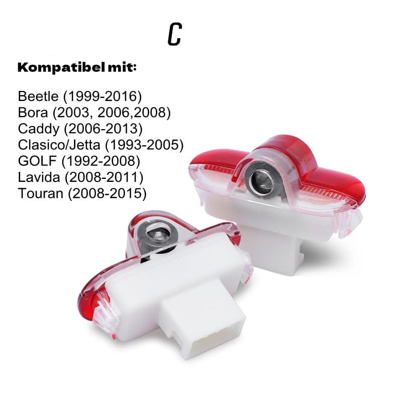 2X VW Türbeleuchtung Logo Original – Bild 8