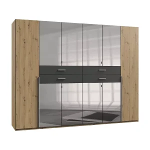 Wimex Denver Drehtürenschrank 10-türig mit Spiegel