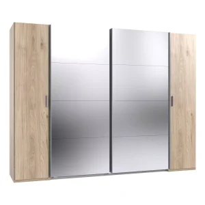 Wimex Lotto Dreh-/ Schwebetürenschrank, Breite 272 cm, mit Spiegel