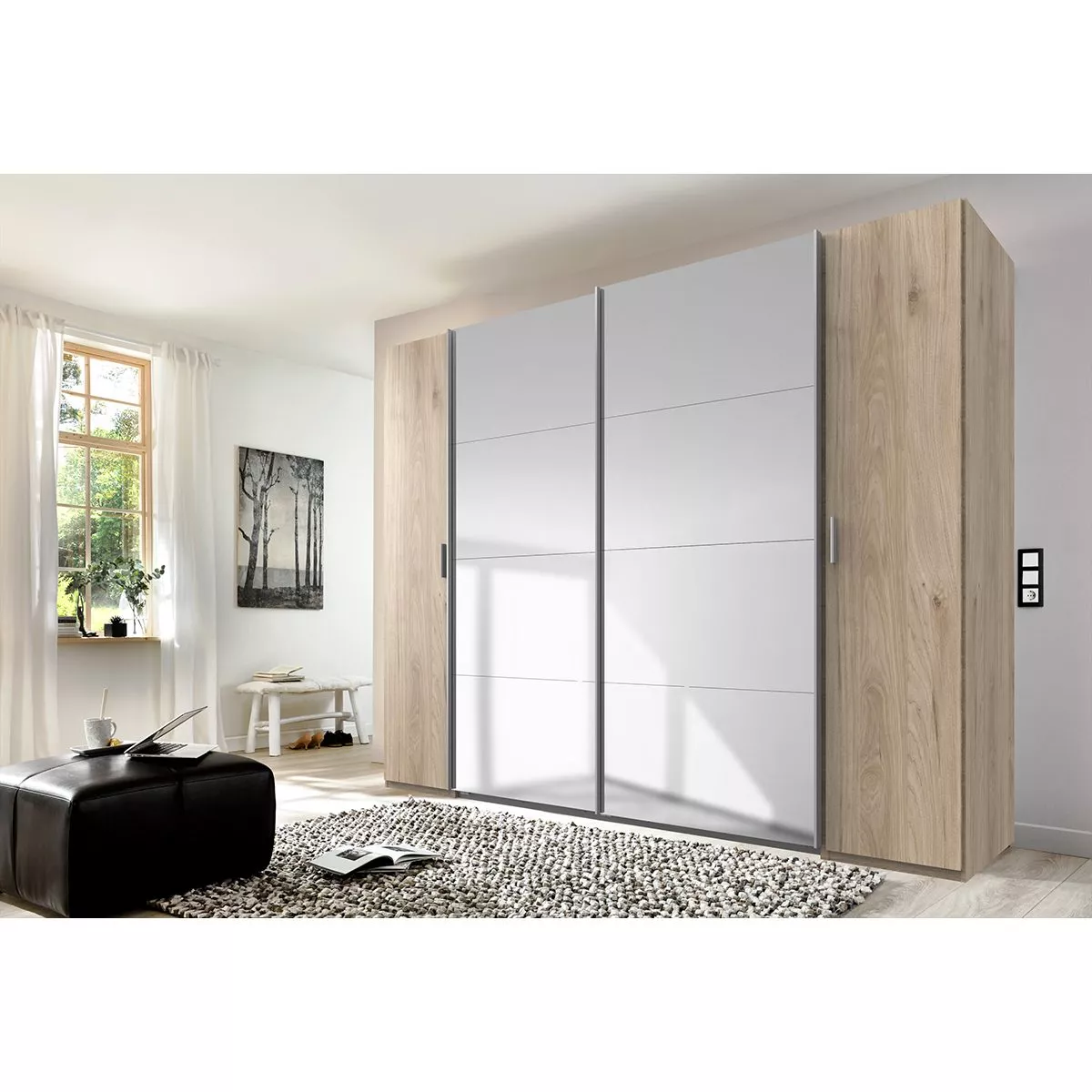 Wimex Lotto Dreh-/ Schwebetürenschrank, Breite 272 cm, mit Spiegel – Bild 5