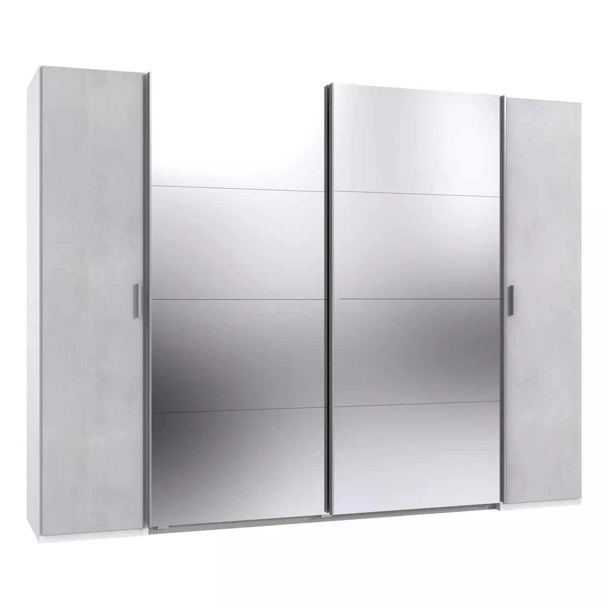 Wimex Lotto Dreh-/ Schwebetürenschrank, Breite 272 cm, mit Spiegel – Bild 2