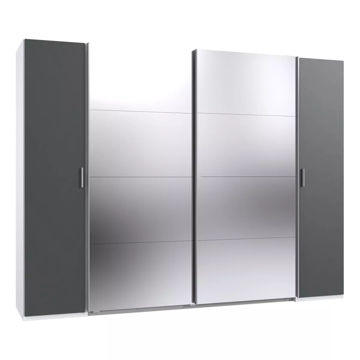 Wimex Lotto Dreh-/ Schwebetürenschrank, Breite 272 cm, mit Spiegel – Bild 3